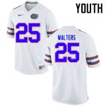 Youth Florida Gators #25 Brady Walters NCAA Nike White Authentic Stitched College Football Jersey YZJ8662YP